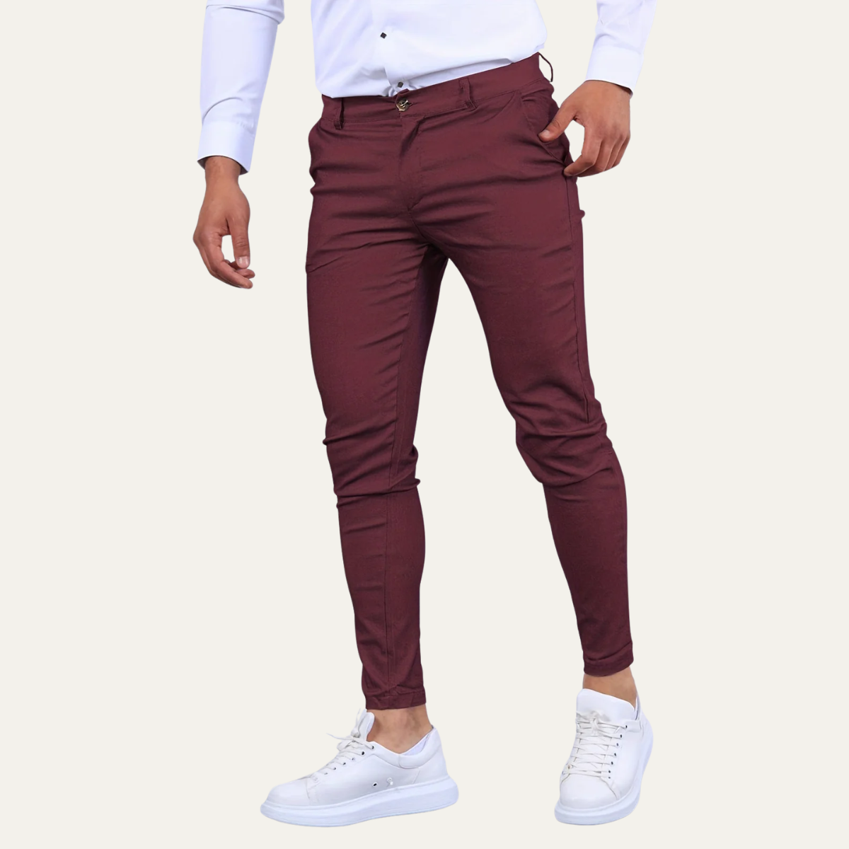 The Kingsbury Men’s Slim Fit Casual Stretch Chino Pants