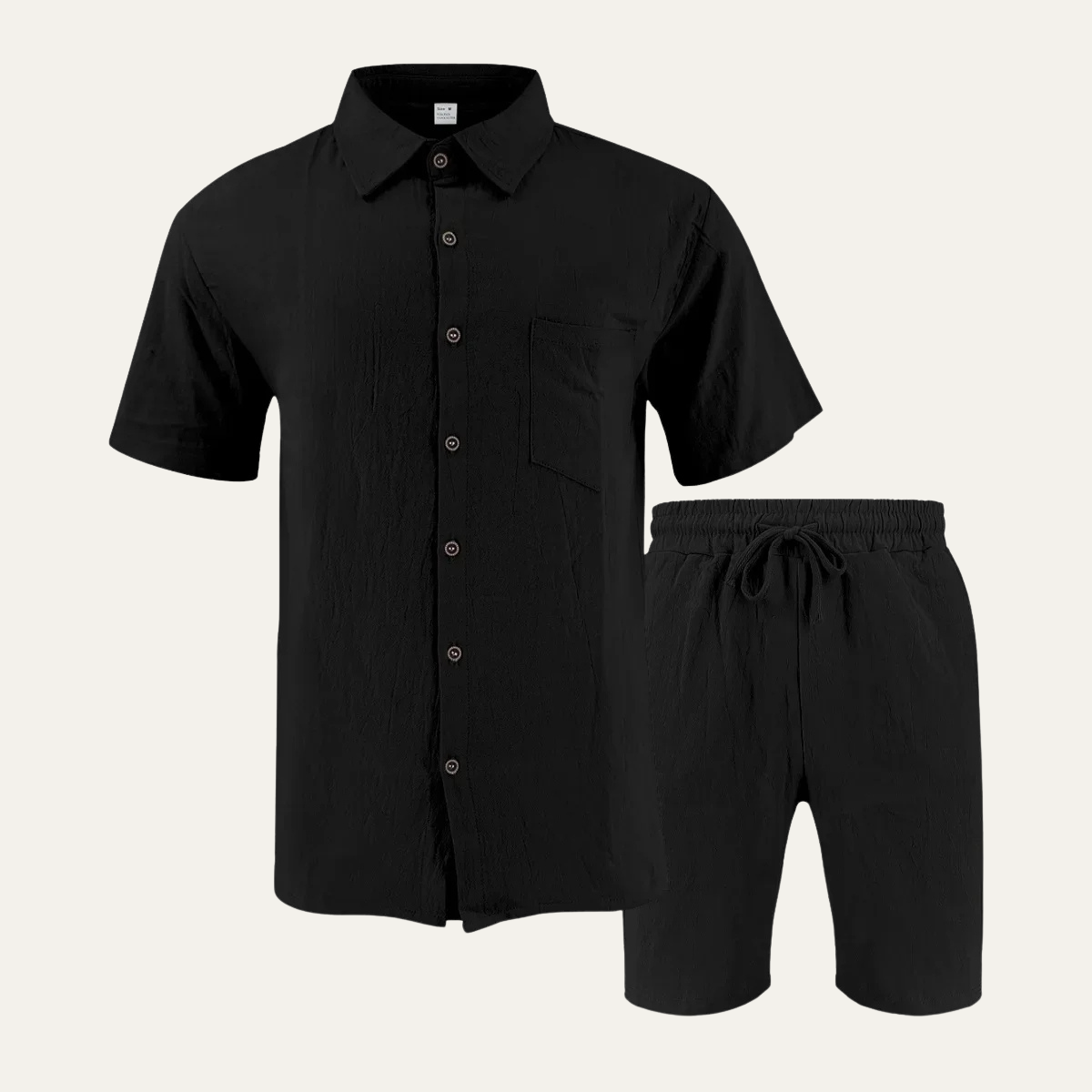 The Kirkwood Men’s Lightweight Summer Short Sleeve Shirt & Shorts Set