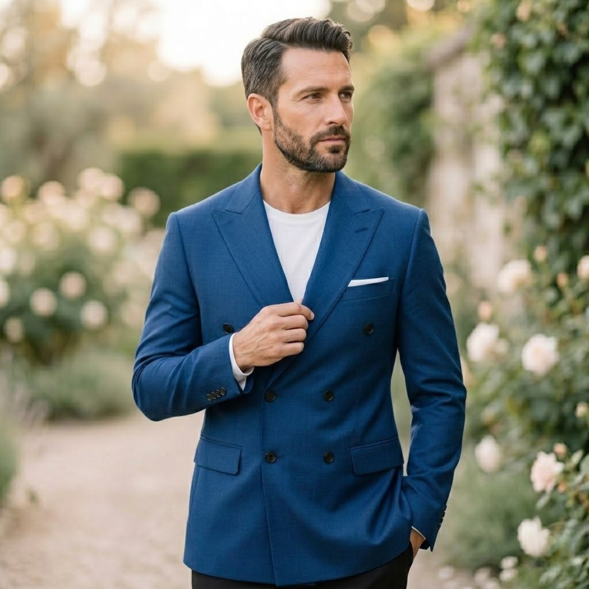The Caldwell Men’s Lightweight Slim Fit Blazer Suit - Wedding Guest