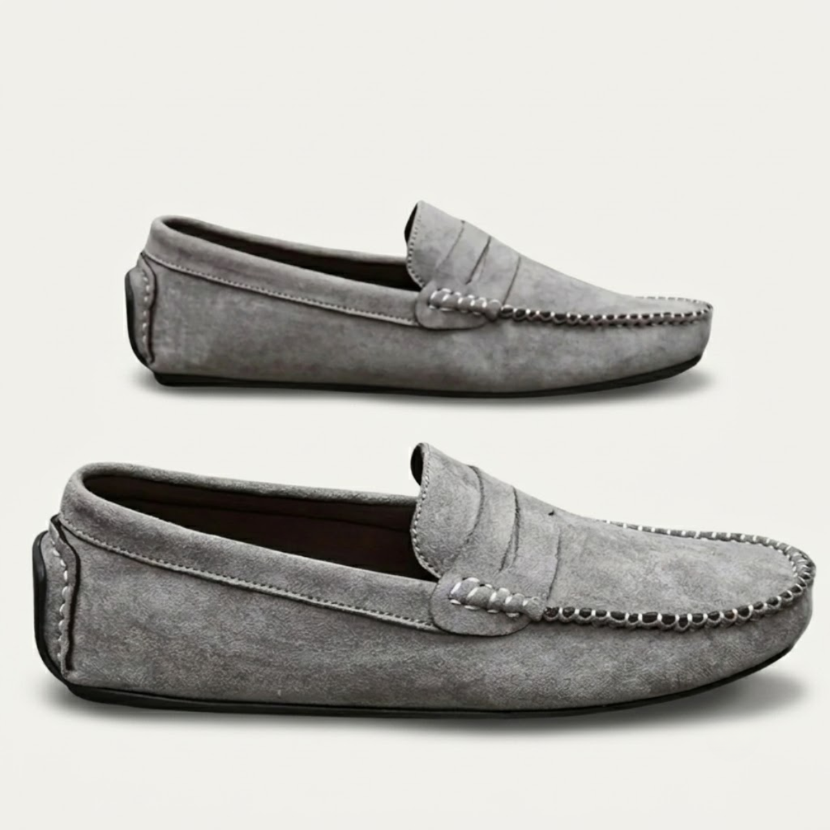 The Marostica Men’s Suede Classic Moccasins Slip On Loafers