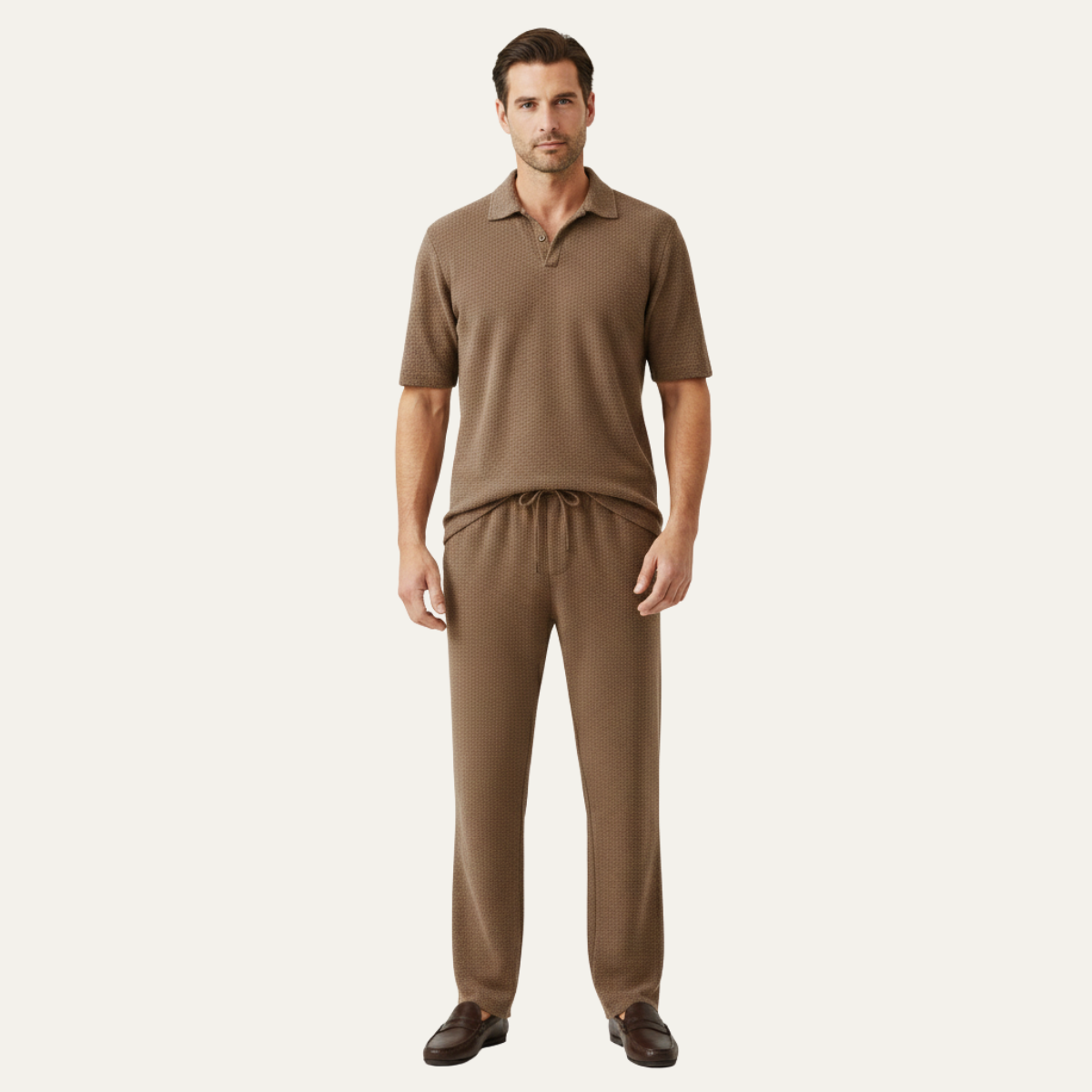 The Cambridge Men’s Relaxed Casual Summer Set – Shirt & Pants