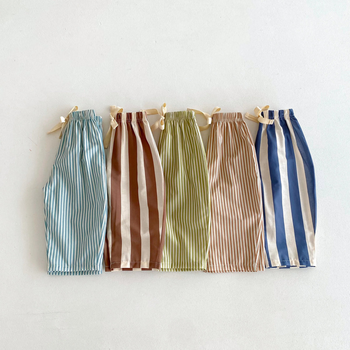 SoHo Kids Loose Fit Drawstring Striped Harem Trousers