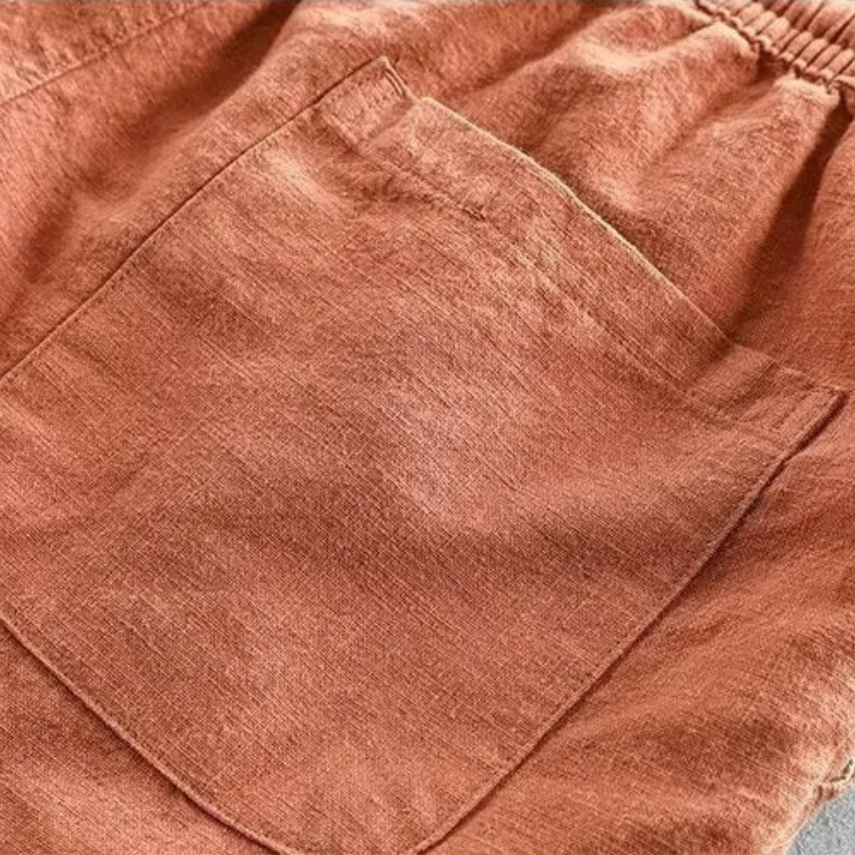 The Treviso Men's Lightweight Linen Drawstring Shorts
