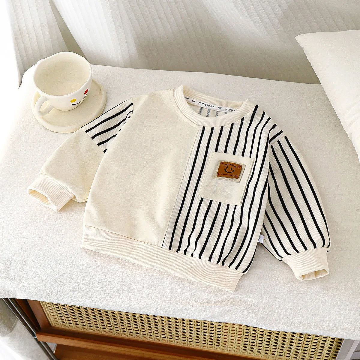 Striped Sweatshirt & Jogger Pants Set