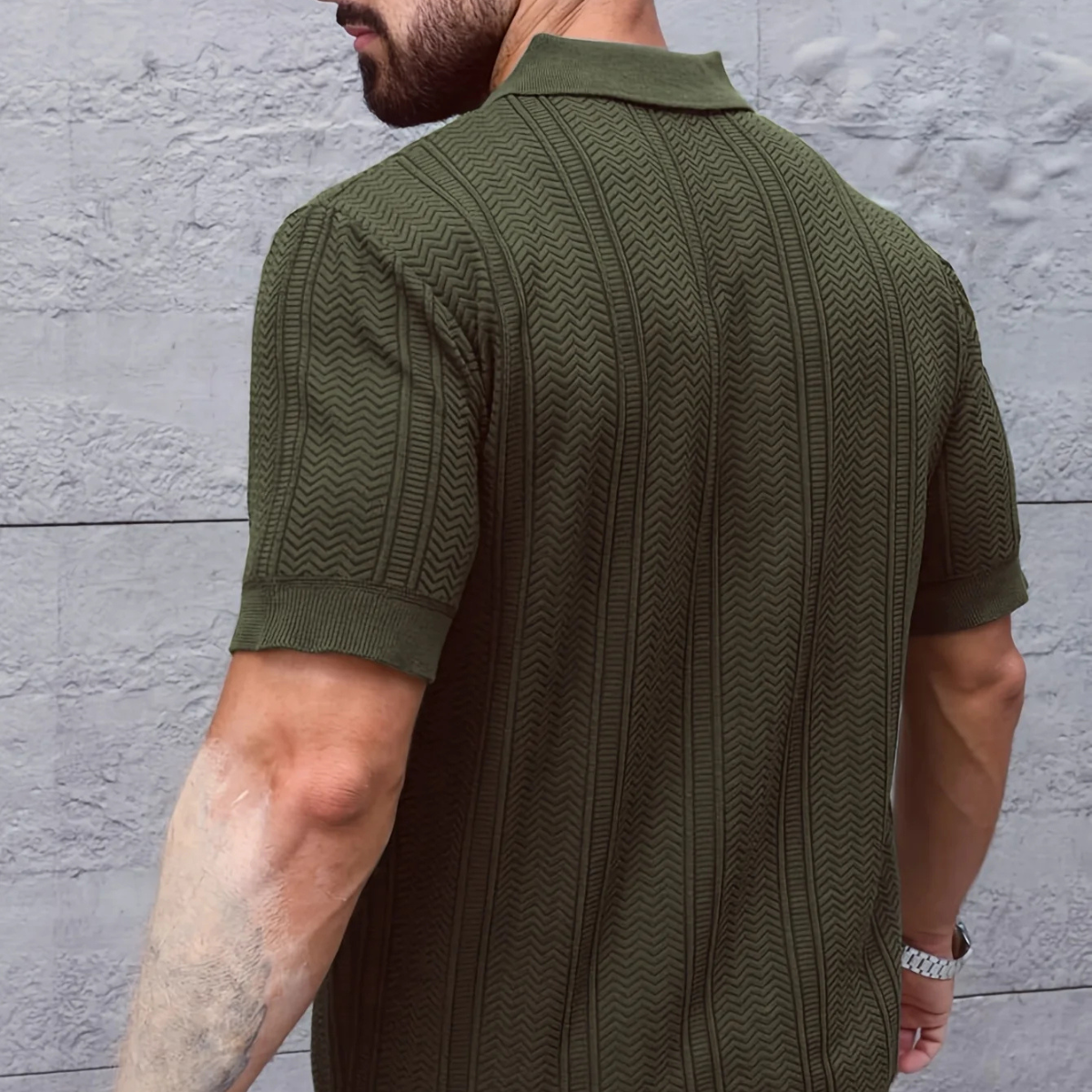 The Brookline Men's Smart Knit Polo Shirt