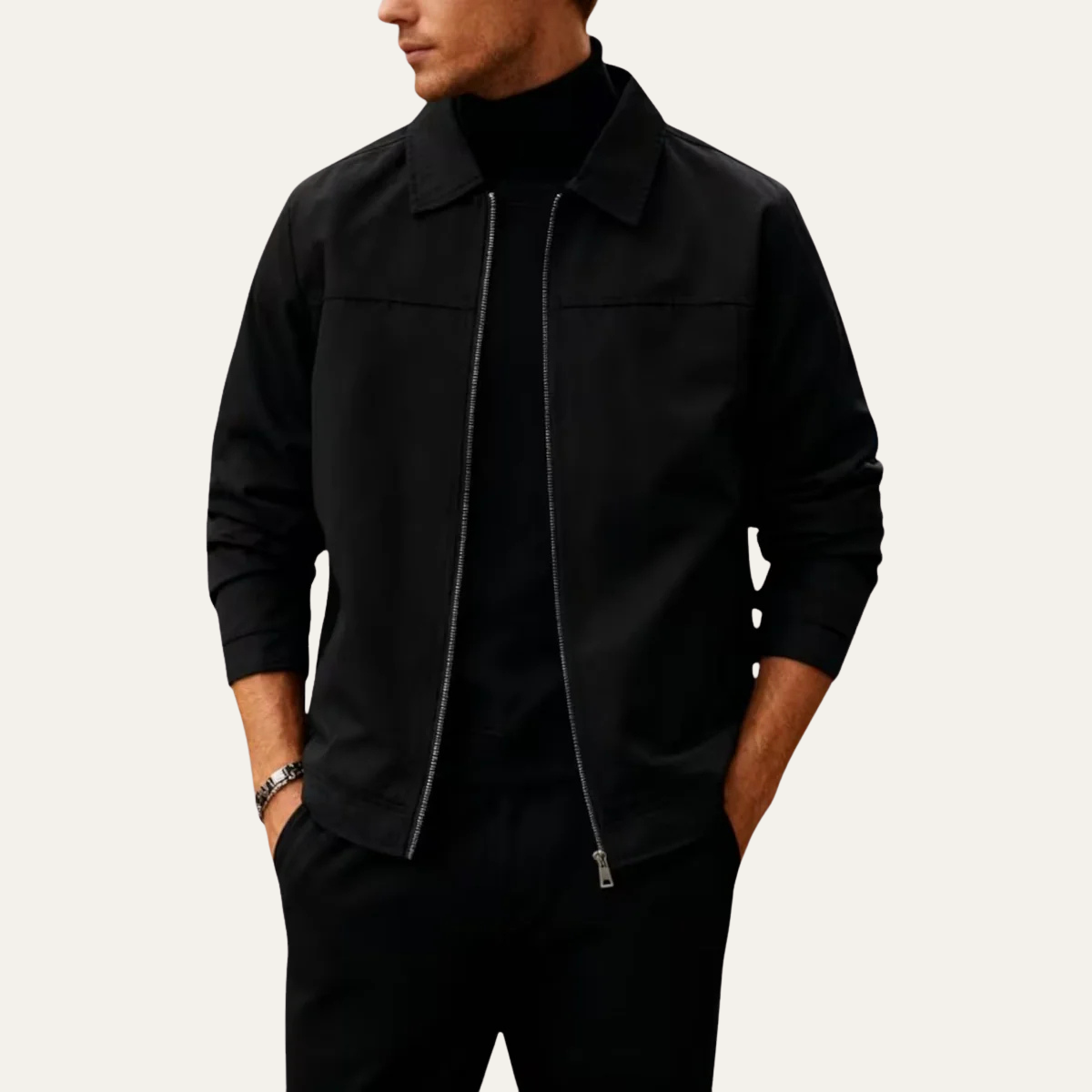 The Riverdale Men’s Lightweight Zip Summer Jacket