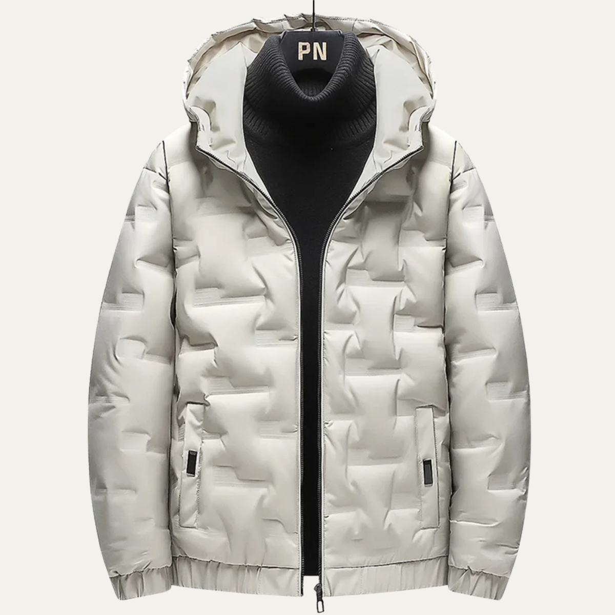 The Ravenshire Men’s Ski Winter Jacket – Warm Insulated Skiing Hooded Parka – Khaki