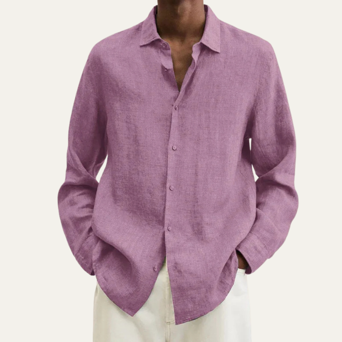 The Coronado Men’s Trendy Breathable Summer Linen Shirt