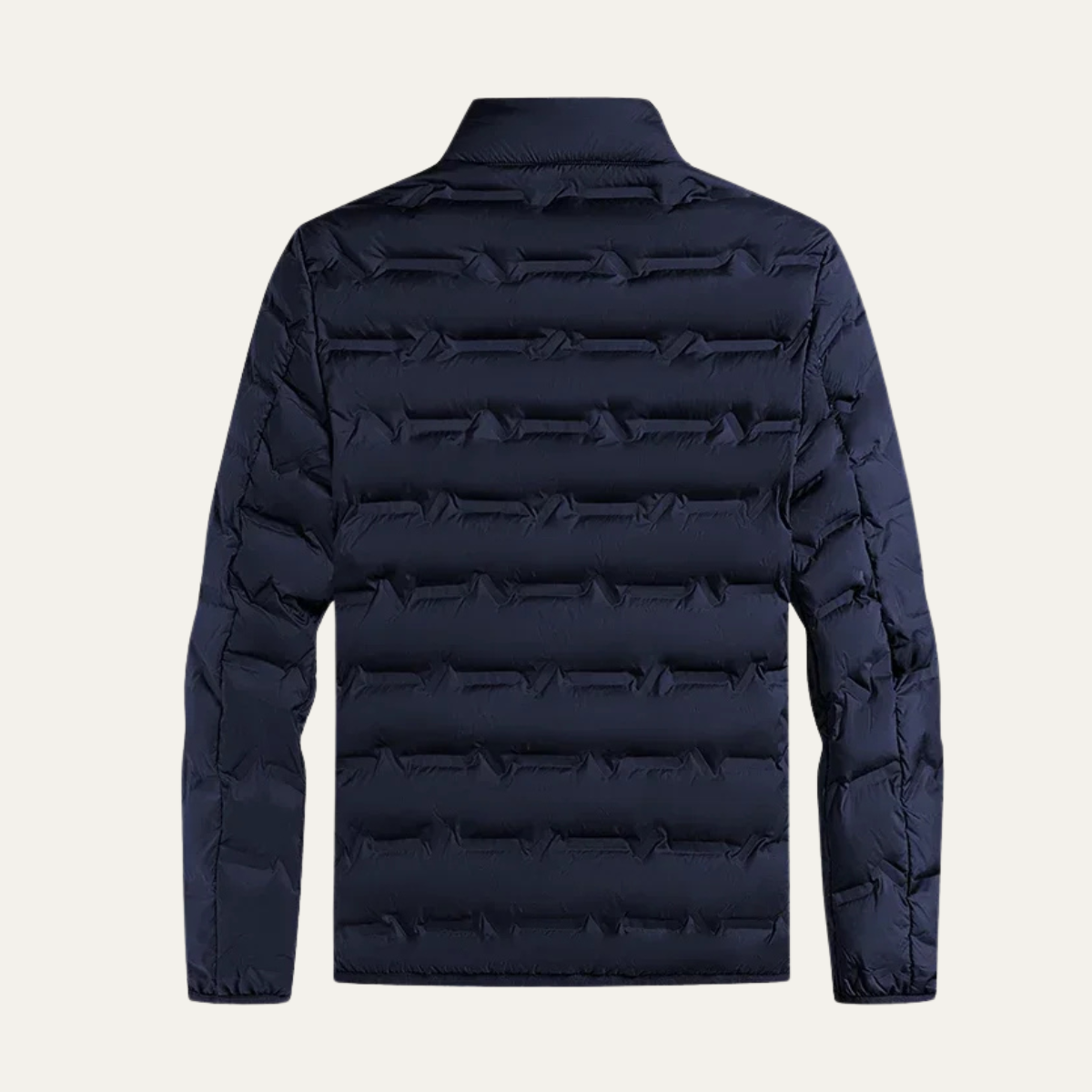 The Chilton Men’s Heated Down Jacket – Winter Ski Jacket with Thermal Lining – Navy Blue