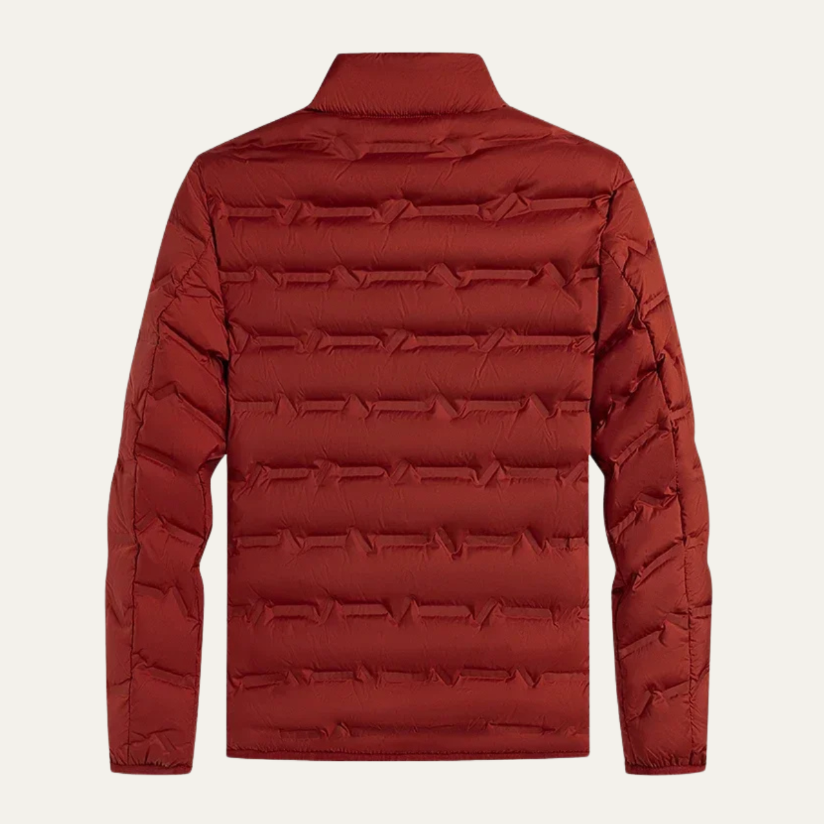 The Marlowe Men’s Heated Down Jacket – Winter Ski Jacket with Thermal Lining – Burgundy