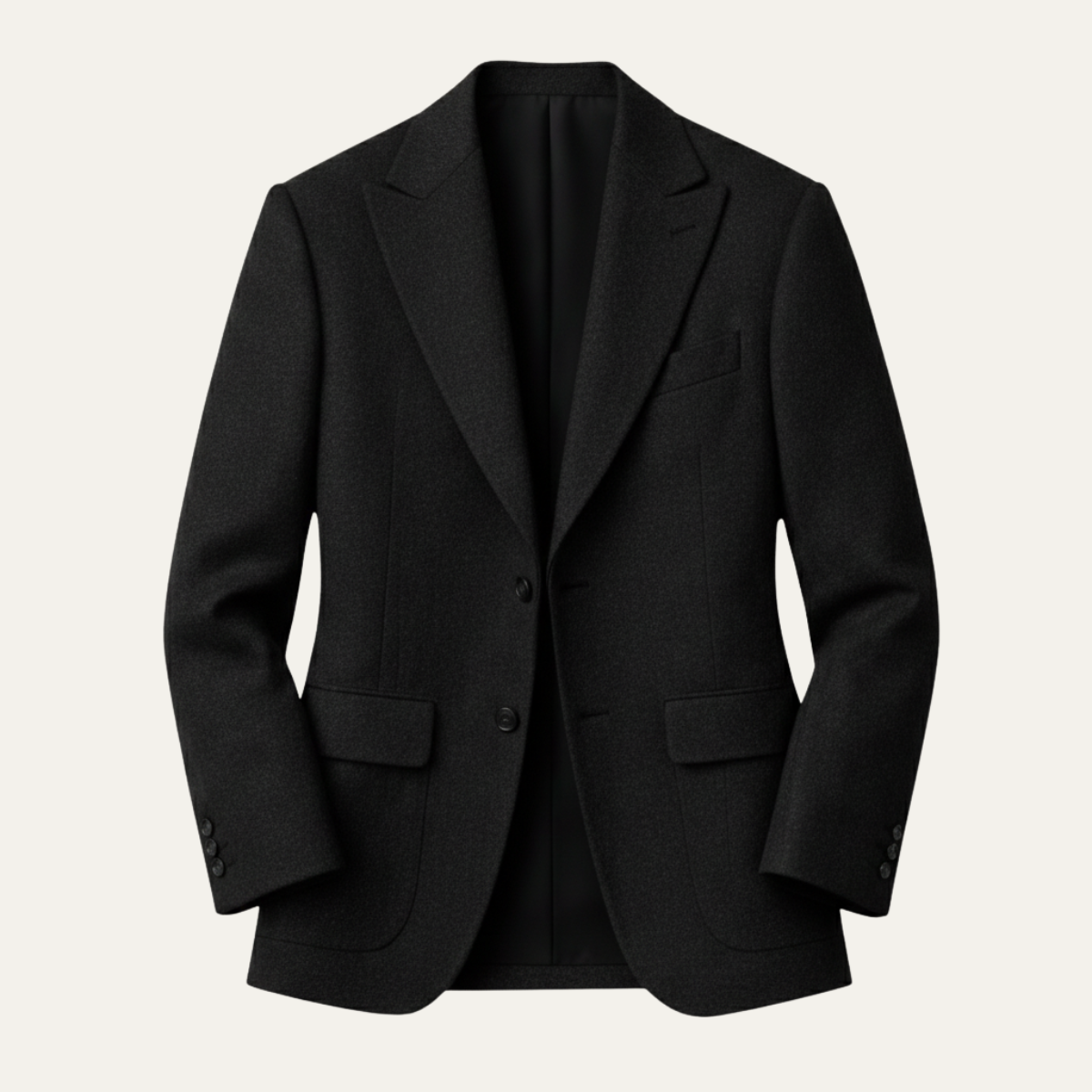 The Rome Men’s Elegant Tailored Tweed Fishbone Blazer Jacket