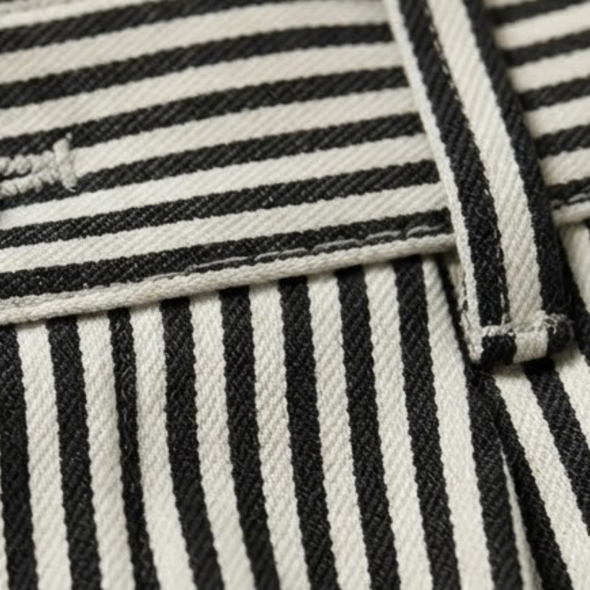 The Georgetown Men’s Striped Straight Leg Smart Casual Dress Pants - Black