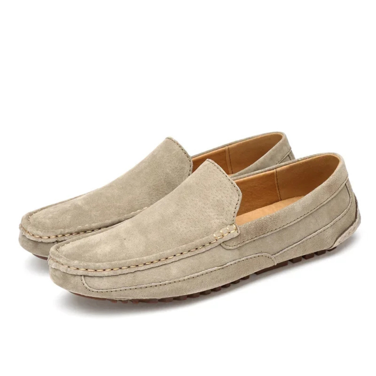The Birmingham Men's Casual Suede Moccasin Loafers