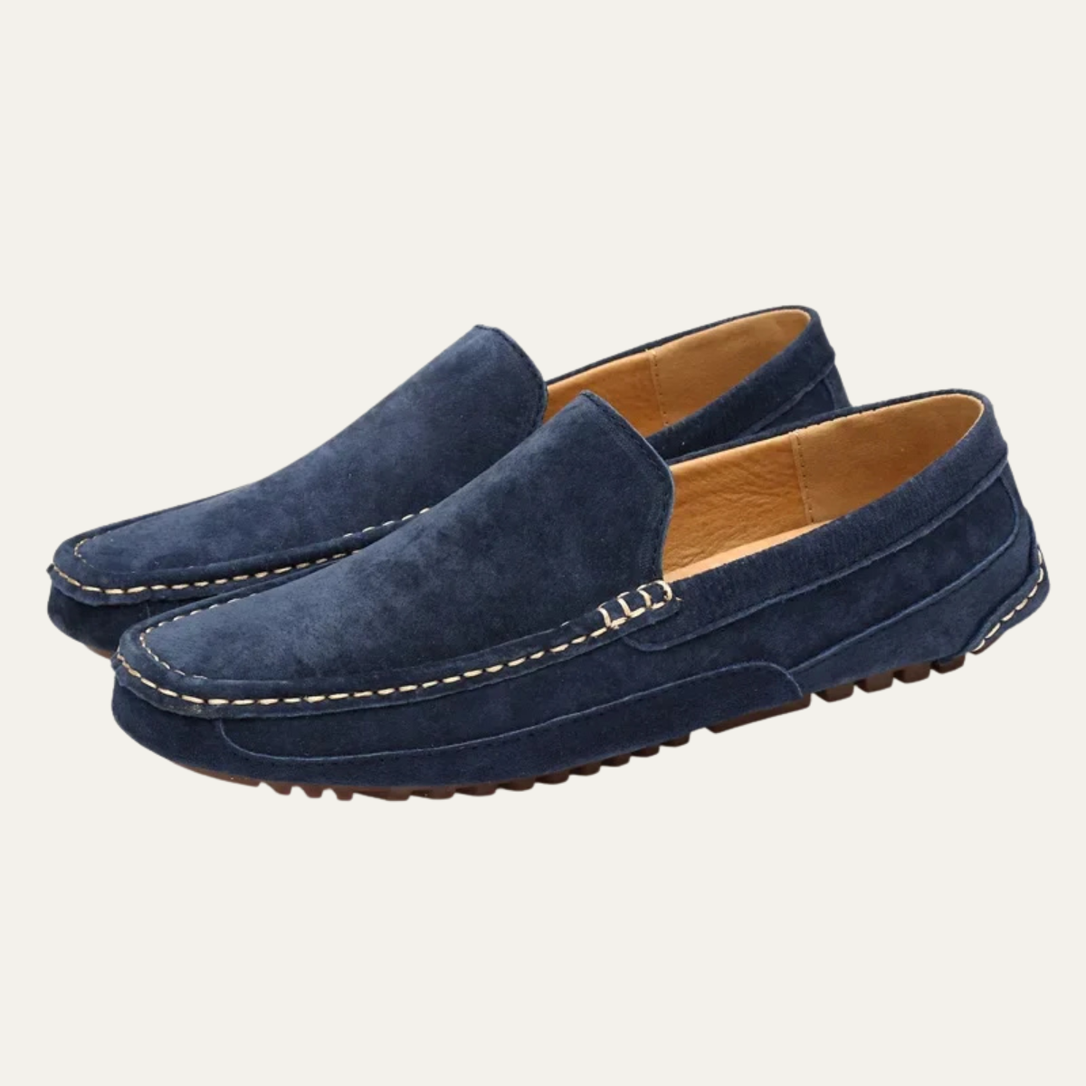 The Birmingham Men's Casual Suede Moccasin Loafers