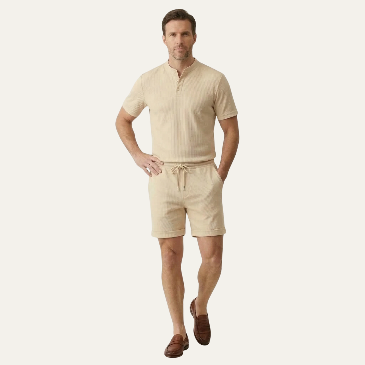 The Pinevalley Men’s Casual Summer Set – T Shirt & Shorts