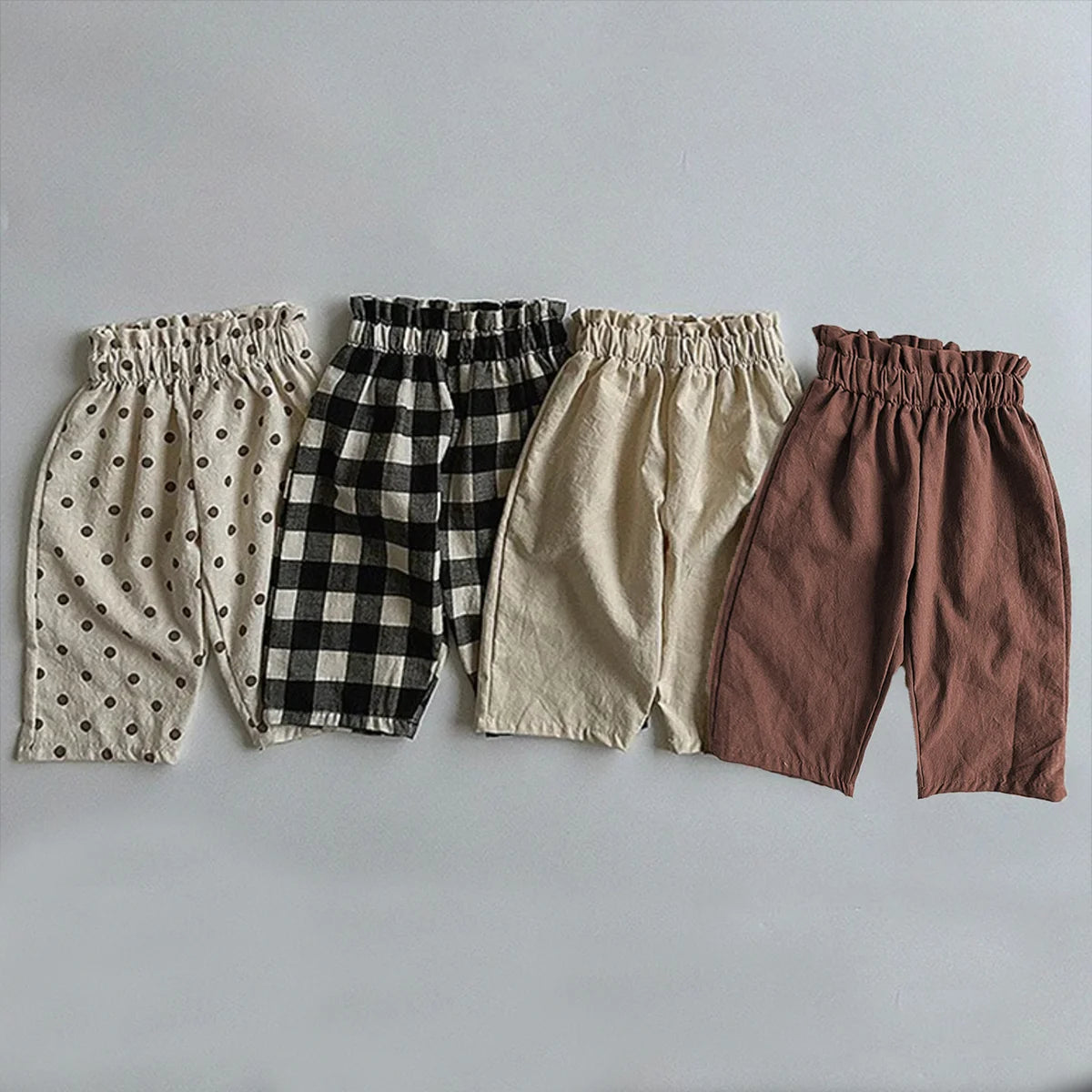 Baby Boys Elastic Waist Cotton Harem Pants