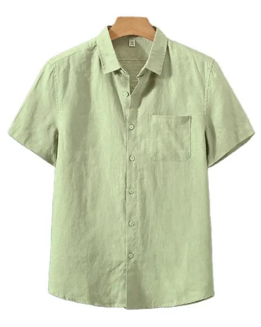The Marin Men's Classic Linen Button Up Shirt