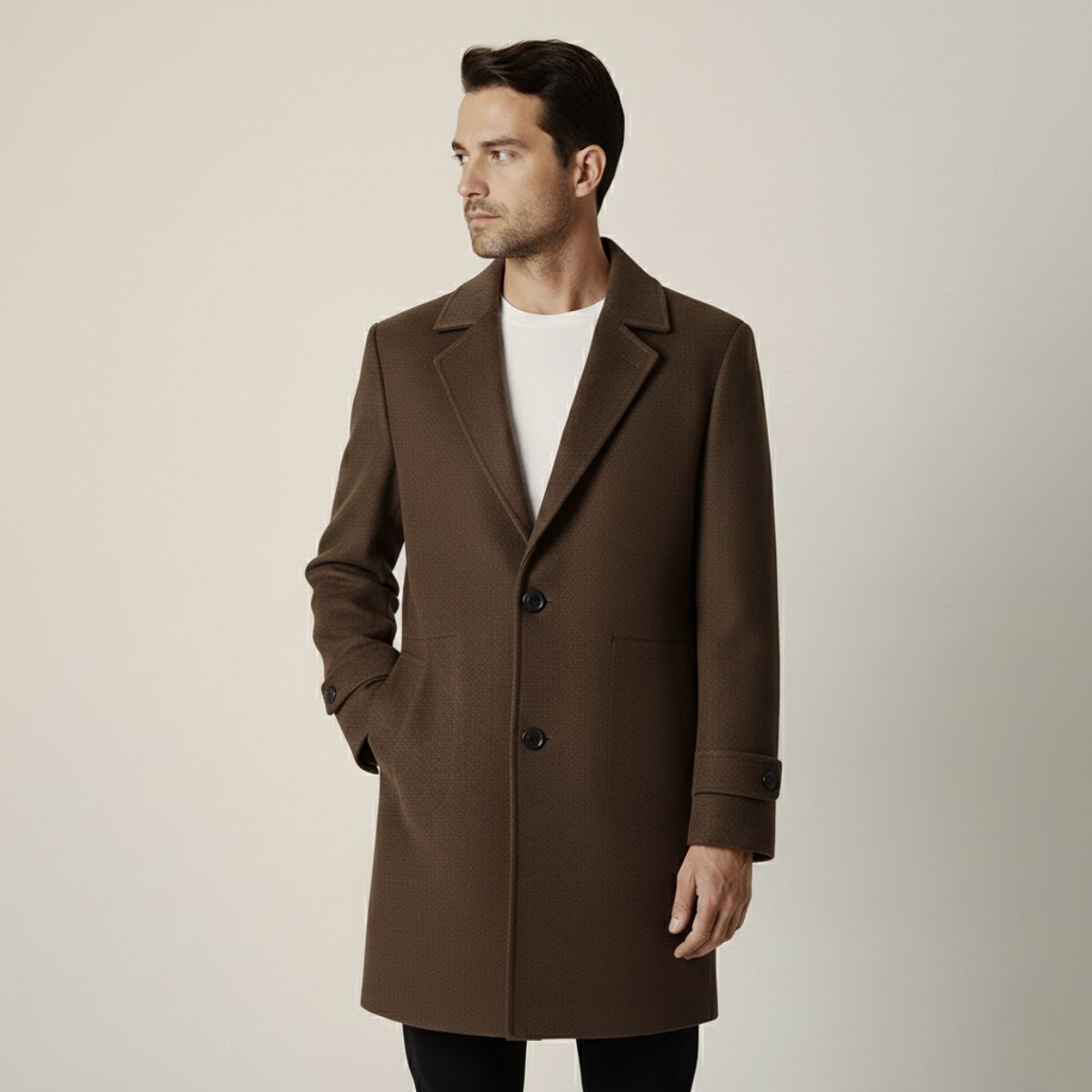 The Oakcrest – Men’s Smart Tailored Overcoat