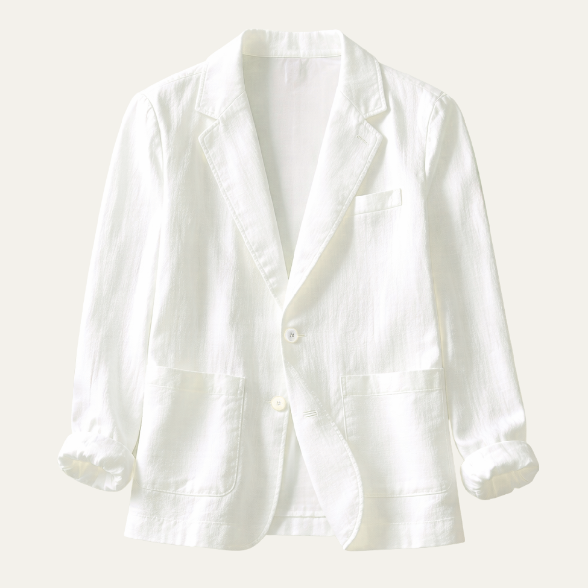 The Ridgewood Park Men’s Lightweight Casual Linen Cotton Blazer