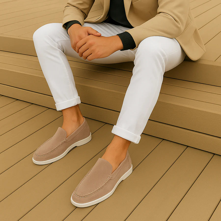 The Sanremo Men's Premium Suede Casual Slip On Loafers