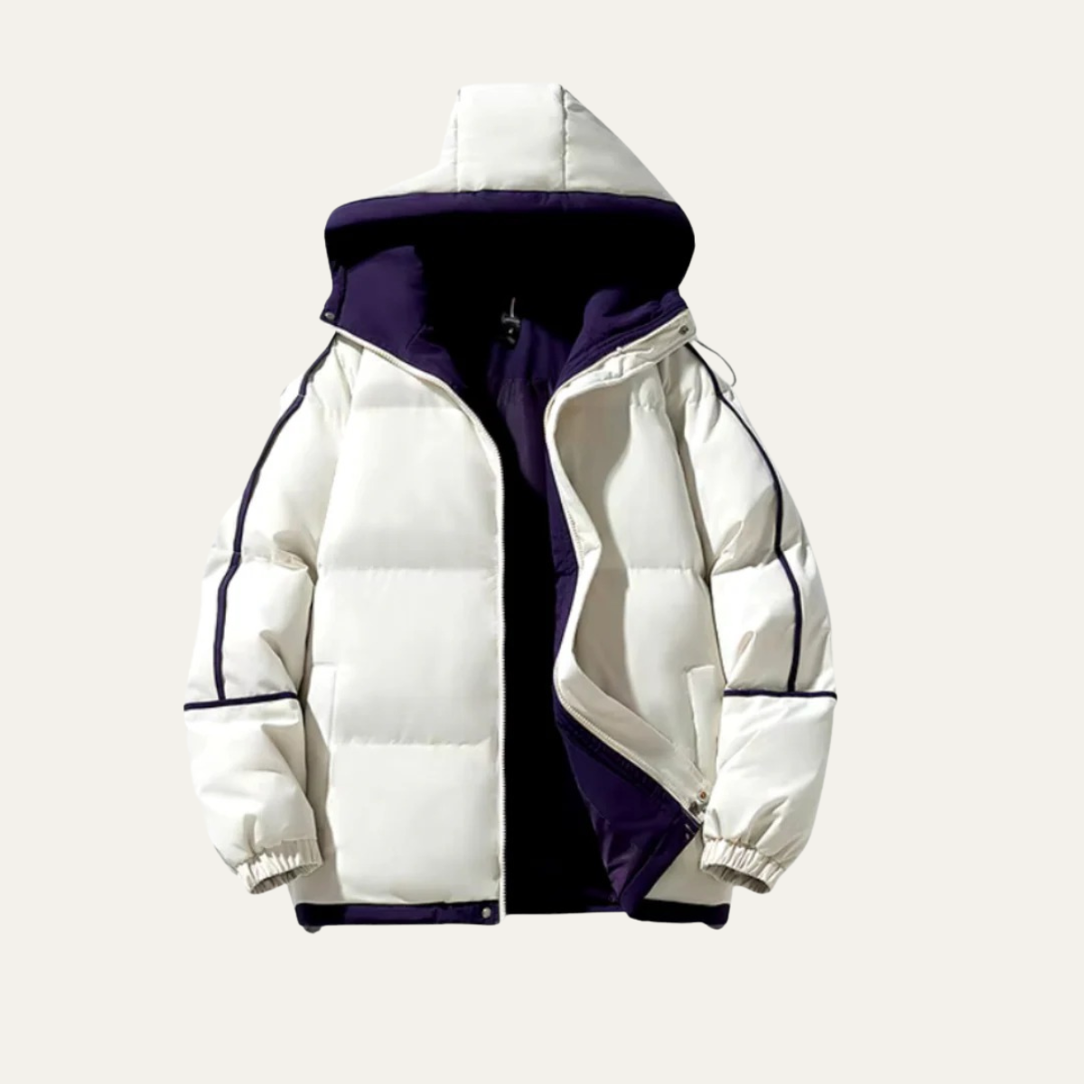 The London Men's Waterproof Puffer Jacket - Luxury Hooded Jacket