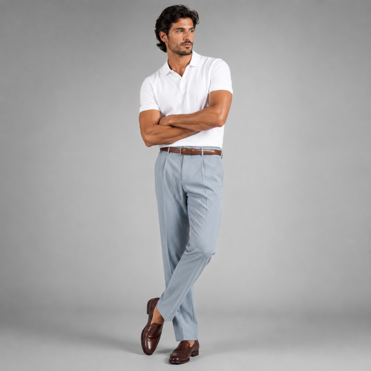 The Brookline Men’s Classic Straight Leg Loose Fit Linen Pants