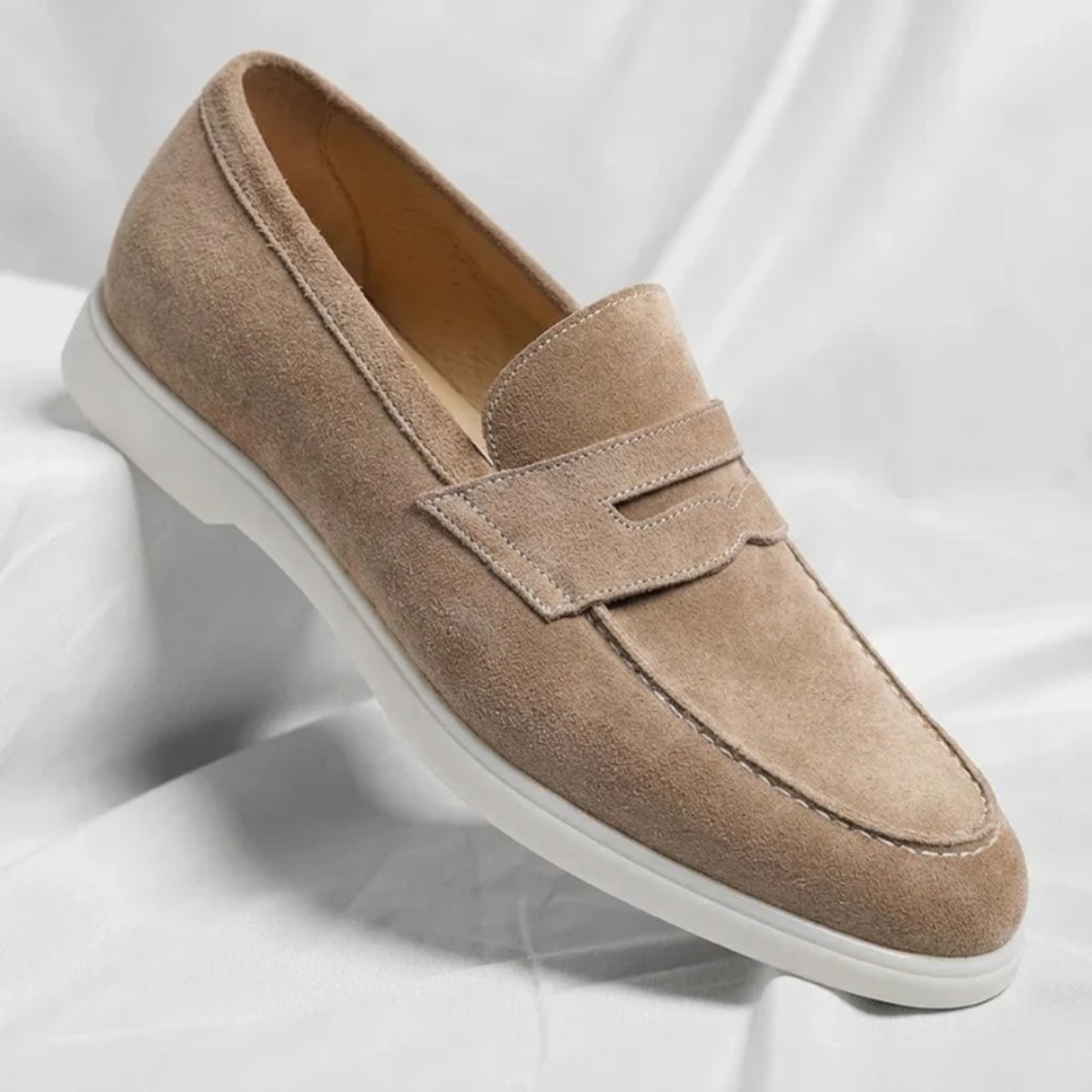 The Frisco Men's Smart Suede Penny Loafers