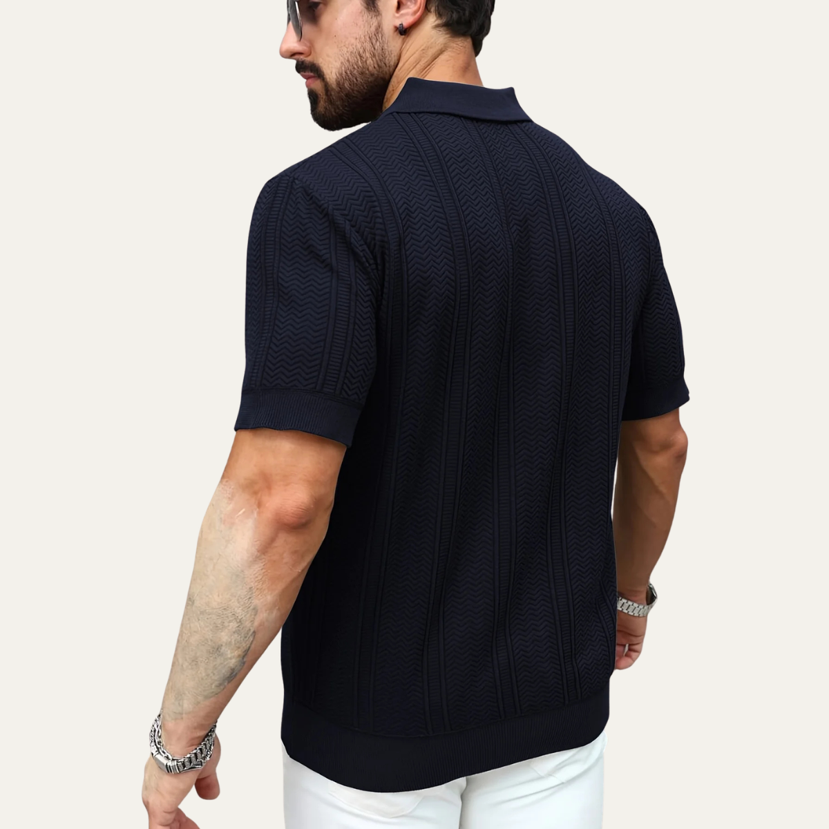 The Brookline Men's Smart Knit Polo Shirt