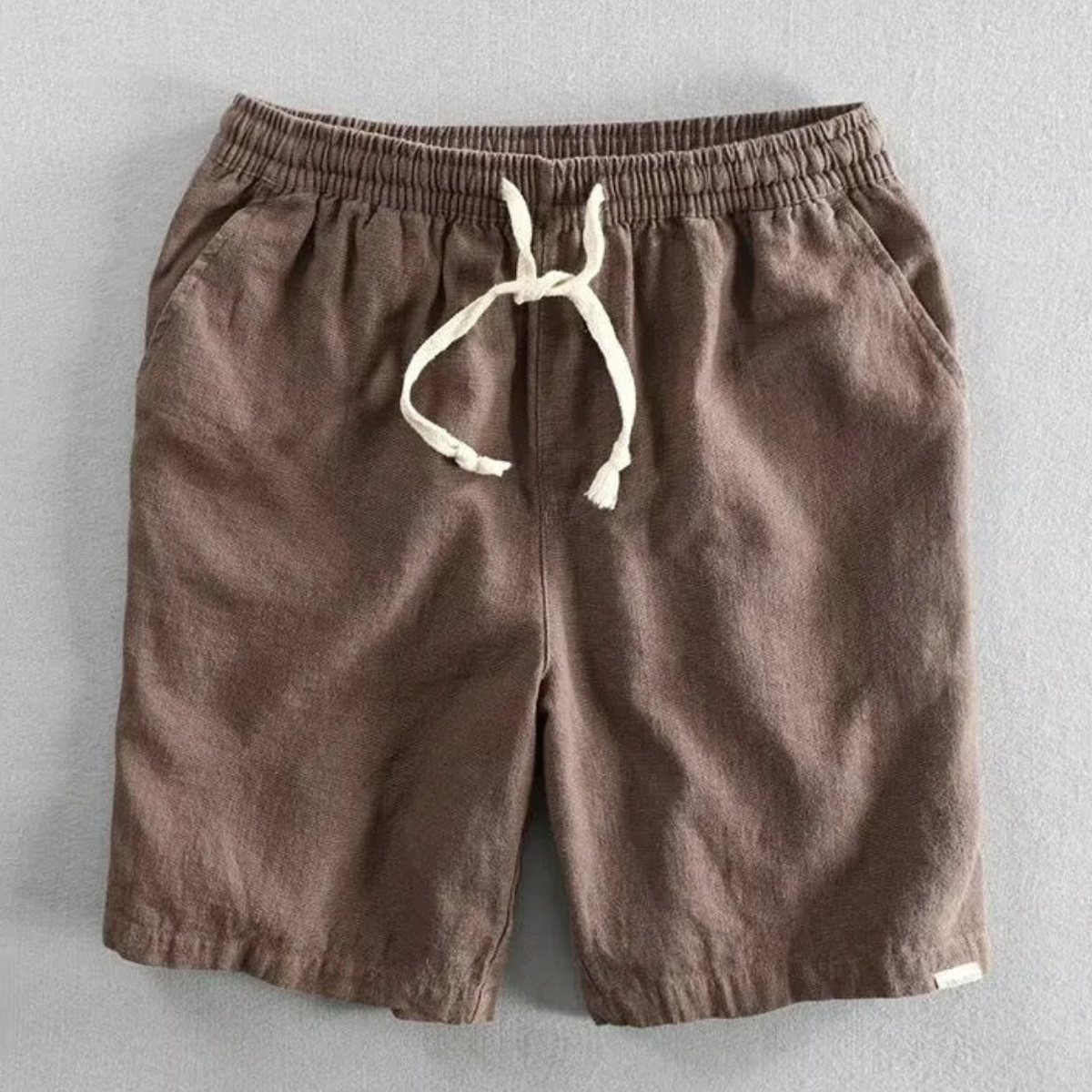 The Treviso Men's Lightweight Linen Drawstring Shorts