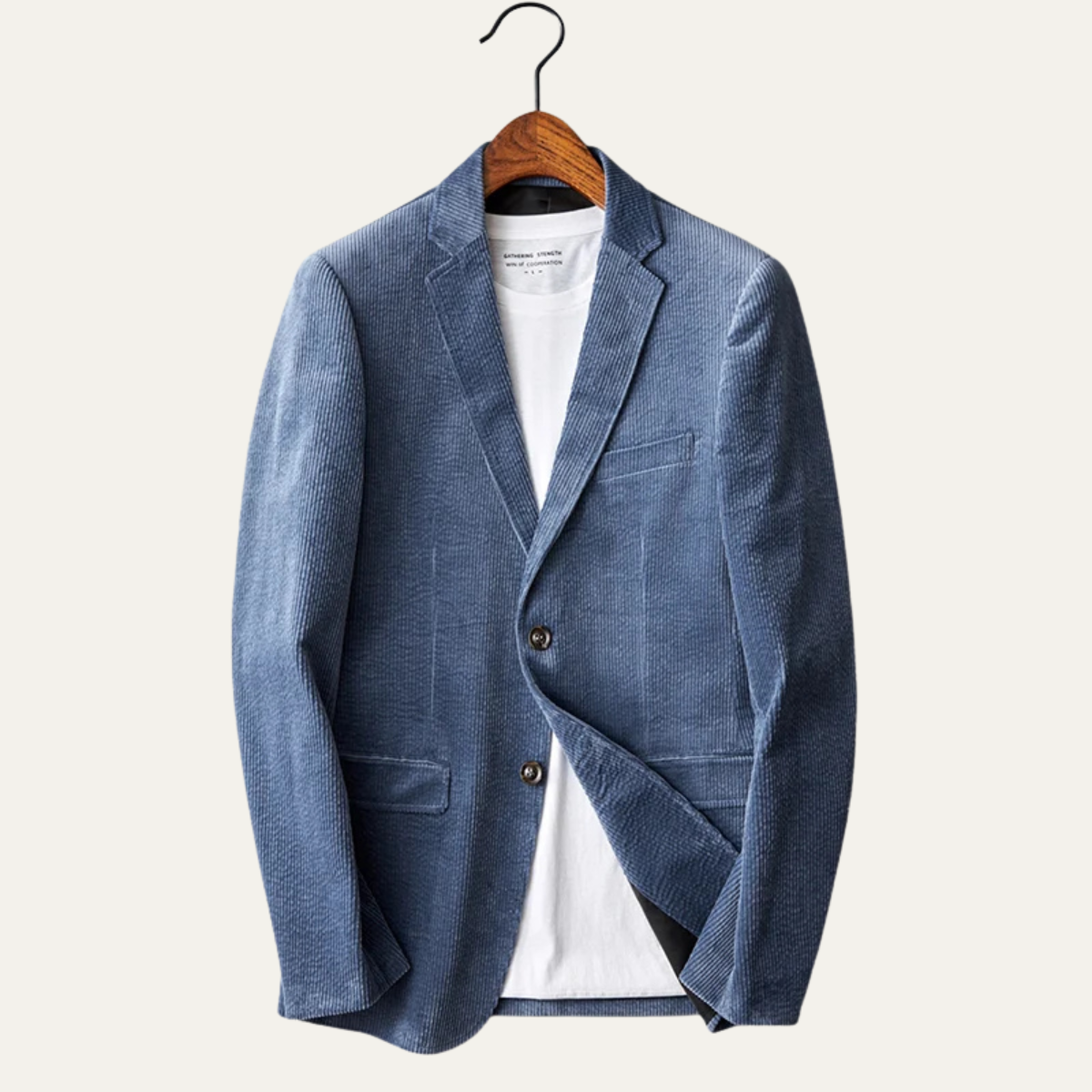 The Aldridge Men’s Corduroy Blazer – Winter Casual Cotton Suit