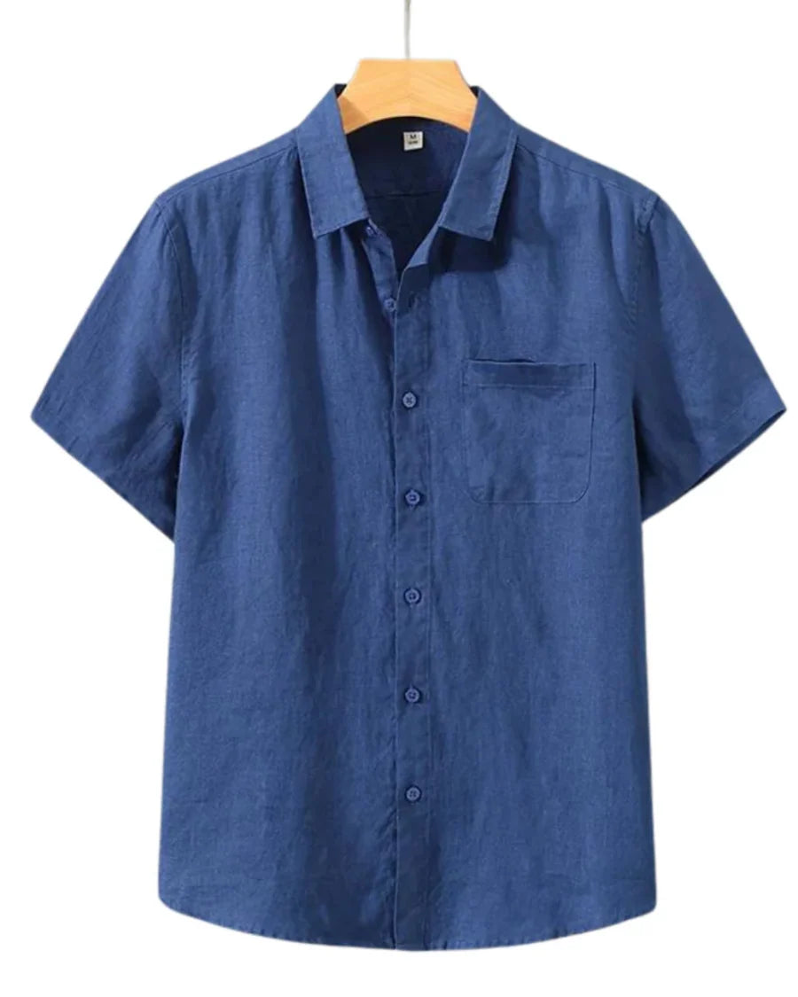 The Marin Men's Classic Linen Button Up Shirt