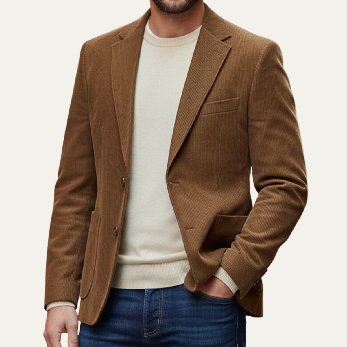 The Maplewood Park Men’s Vintage Corduroy Casual Blazer