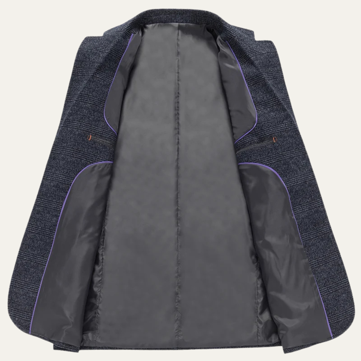 The Sarentino Men’s Vintage Checkered Plaid Blazer - Wedding Guest