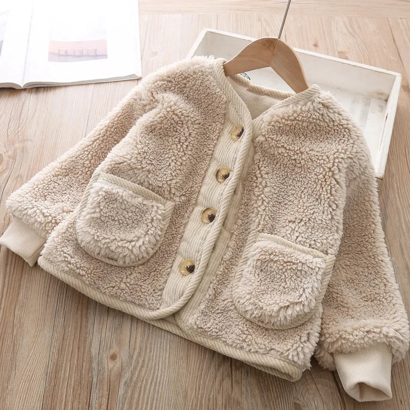 Unisex Warm Sherpa Fleece Jacket