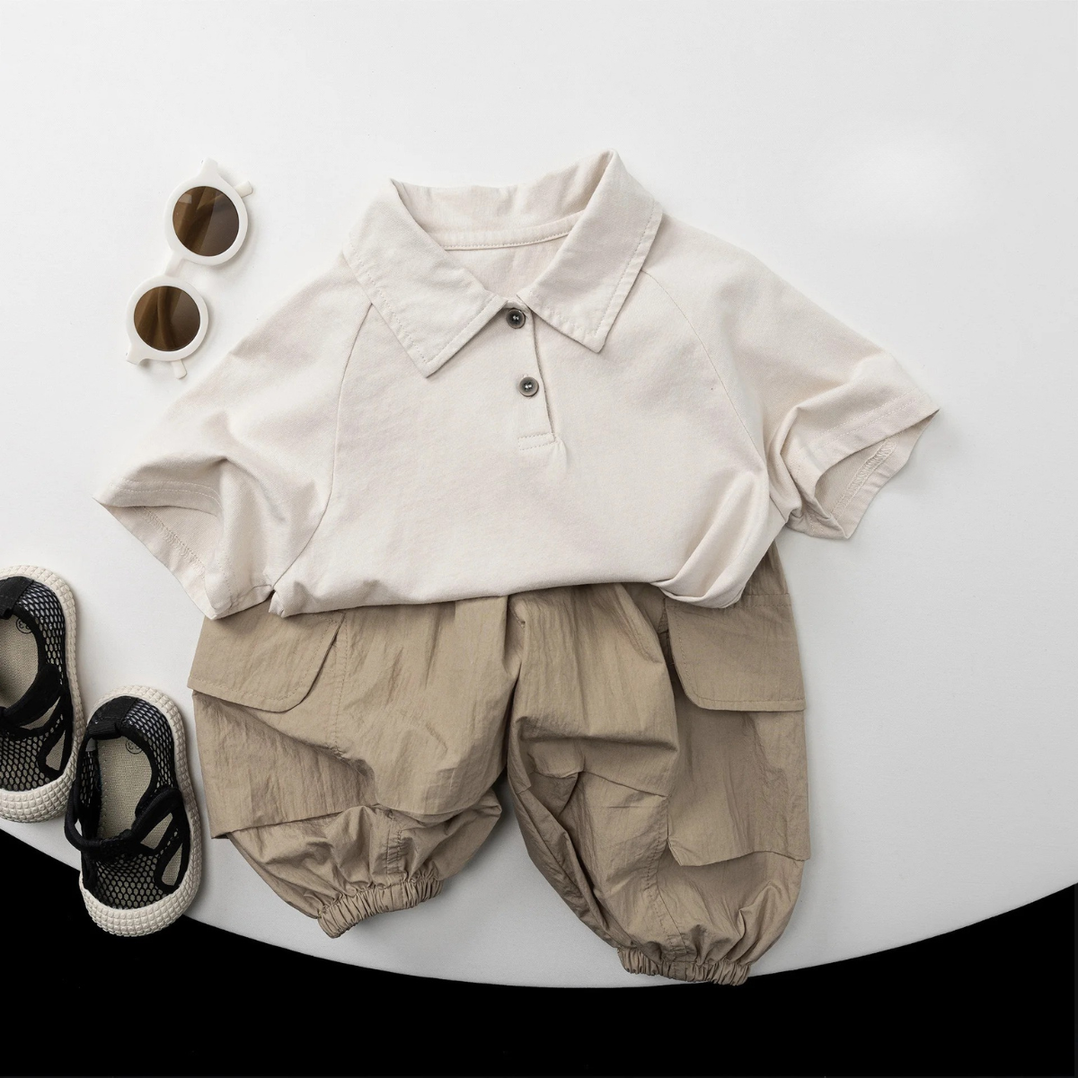 SoHo Kids Casual Striped Polo Shirt