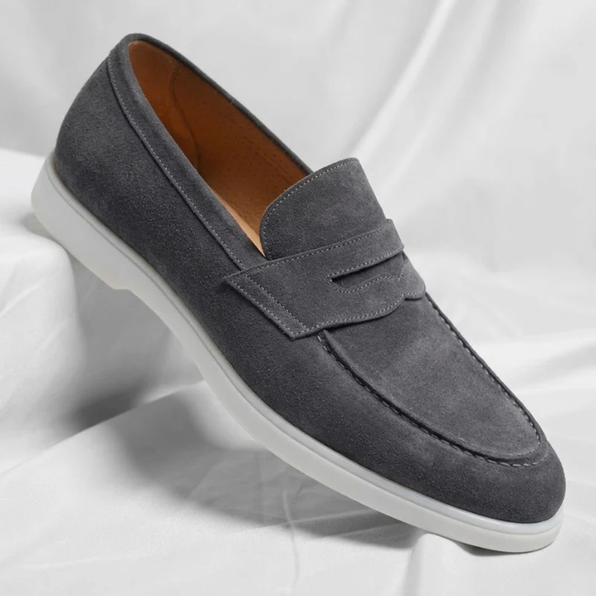 The Frisco Men's Smart Suede Penny Loafers