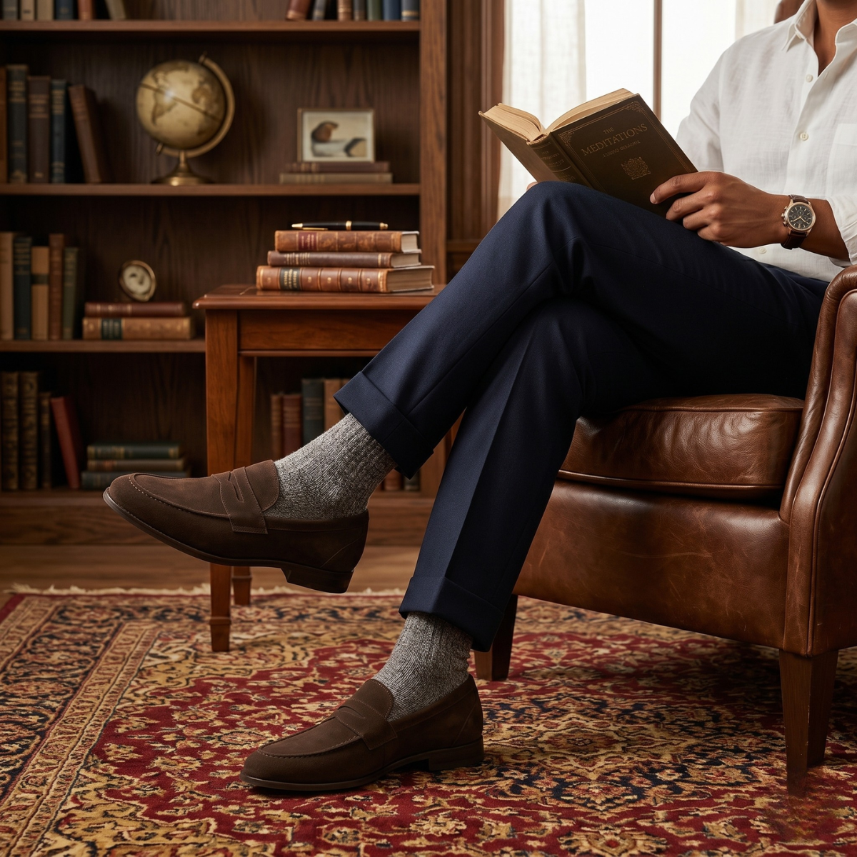 The Ancona Men’s Suede Loafers