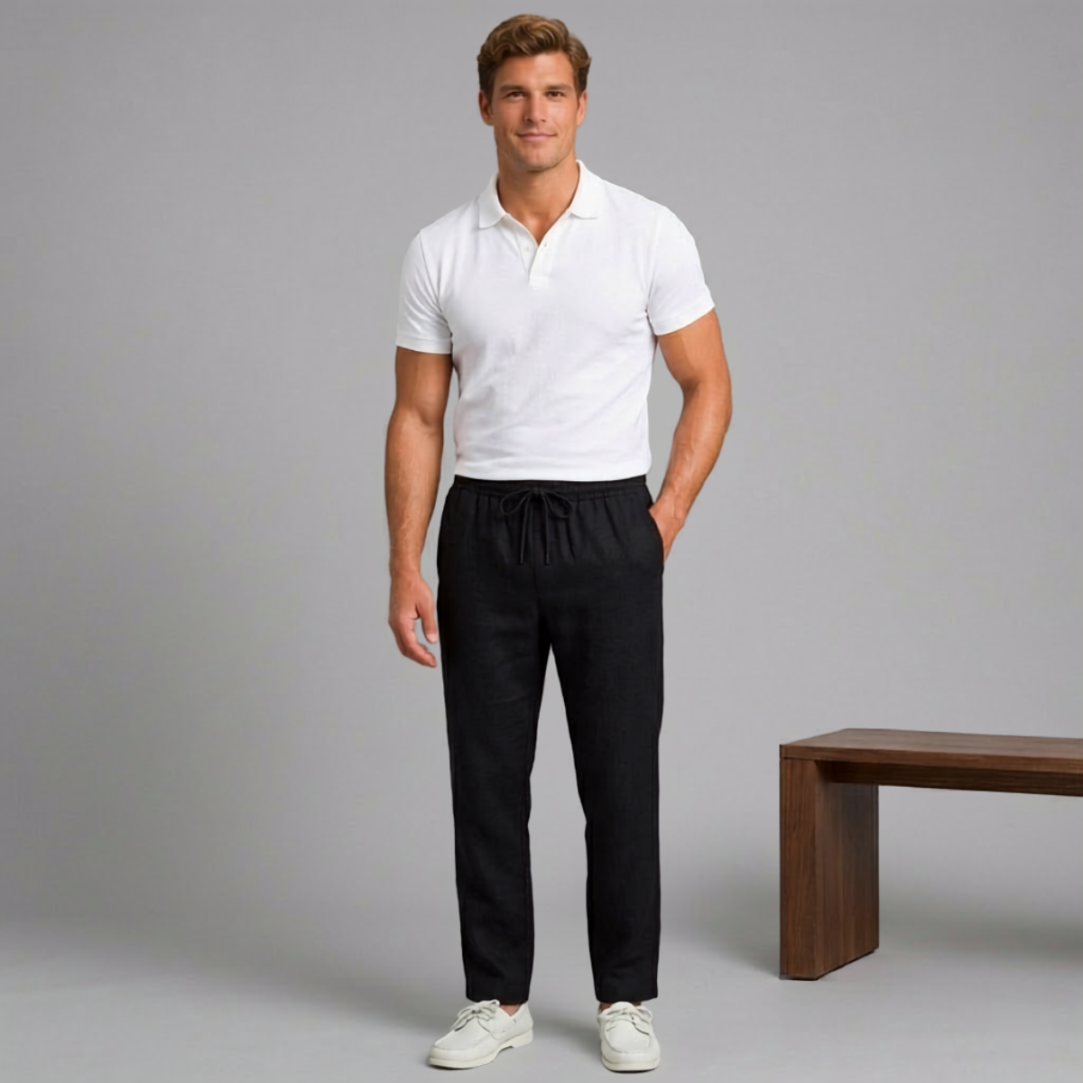 The Larkspur Men’s Hemp Breathable Straight Leg Pants