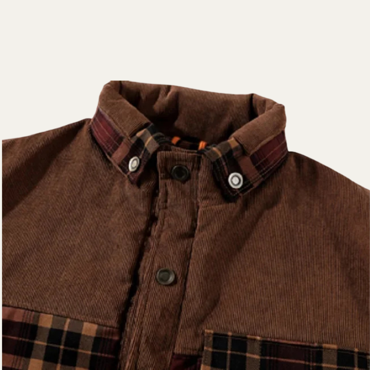 The Verbania Men’s Check Plaid Fleece Lined Flannel Jacket