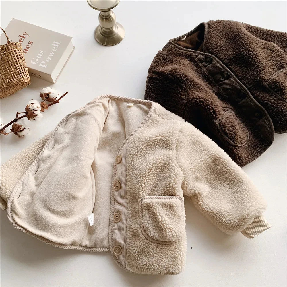 Unisex Warm Sherpa Fleece Jacket