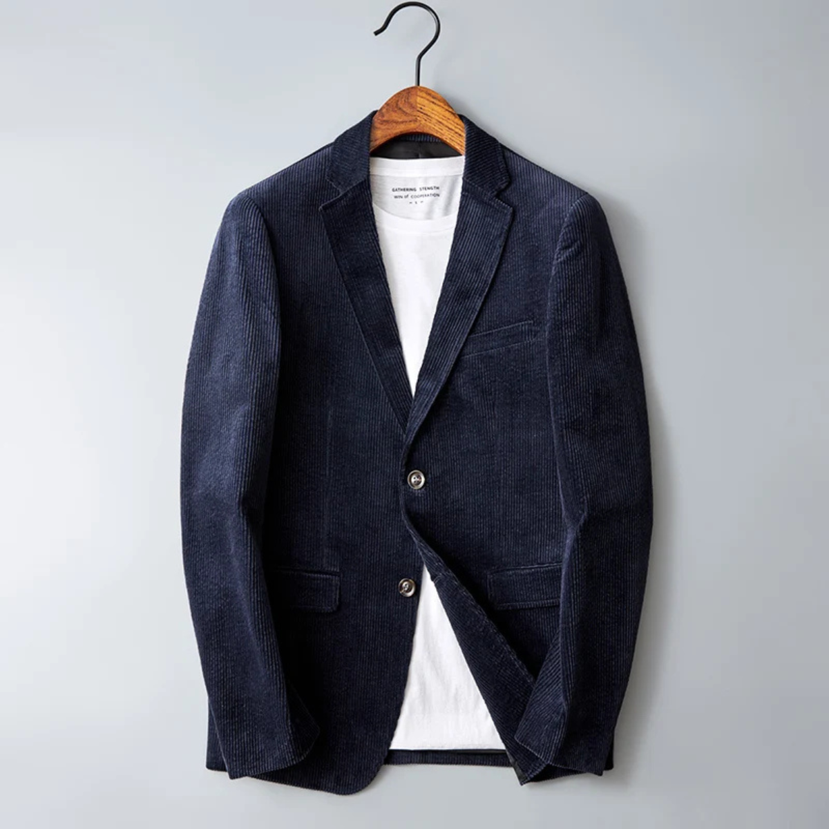 The Giglio Men’s Slim Fit Corduroy Blazer Suit