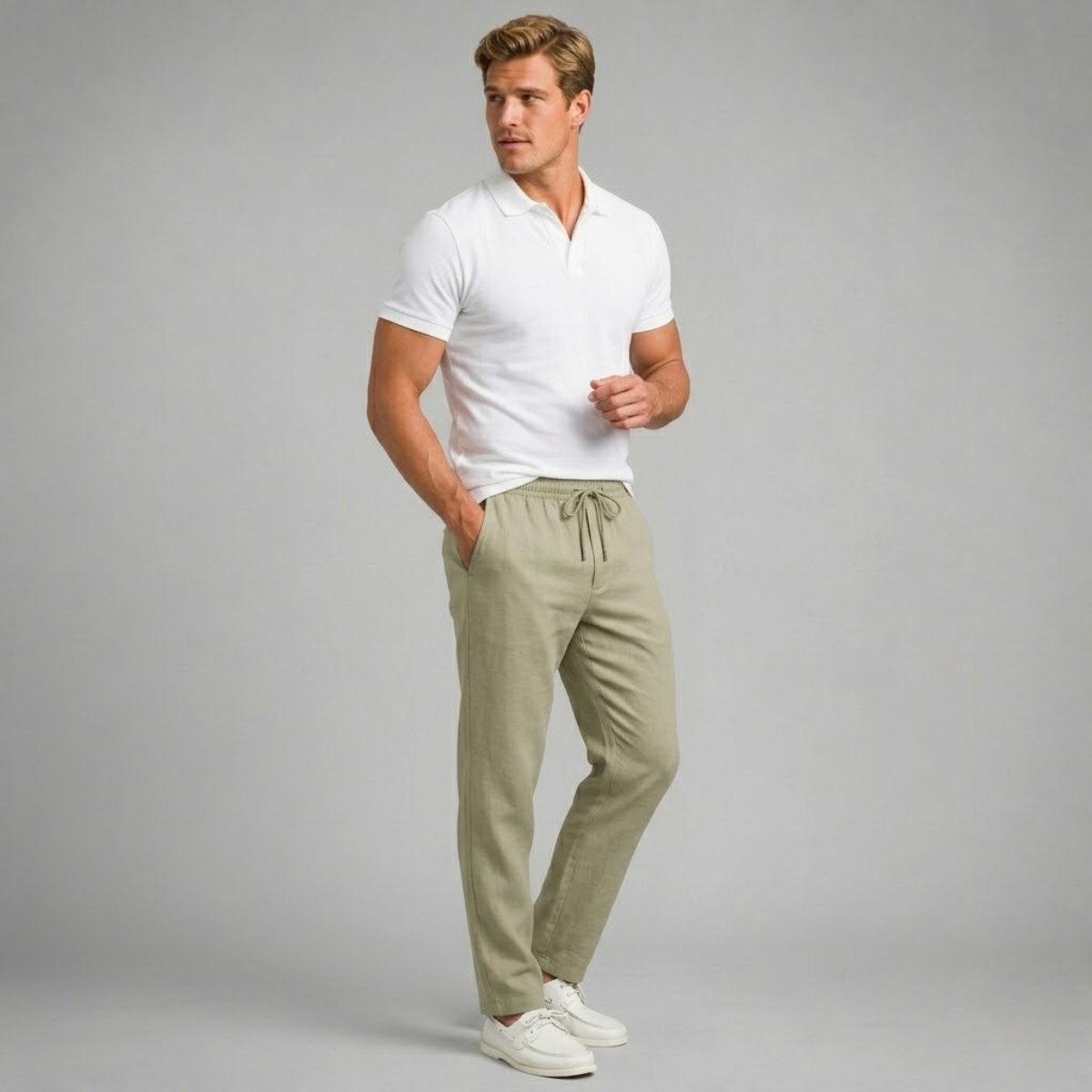 The Larkspur Men’s Hemp Breathable Straight Leg Pants