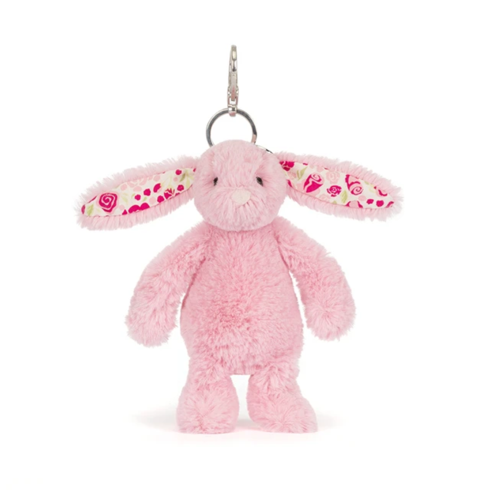 Blushkin Floral Bunny Bag Charm