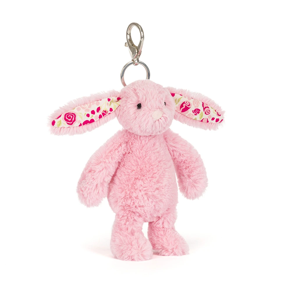 Blushkin Floral Bunny Bag Charm