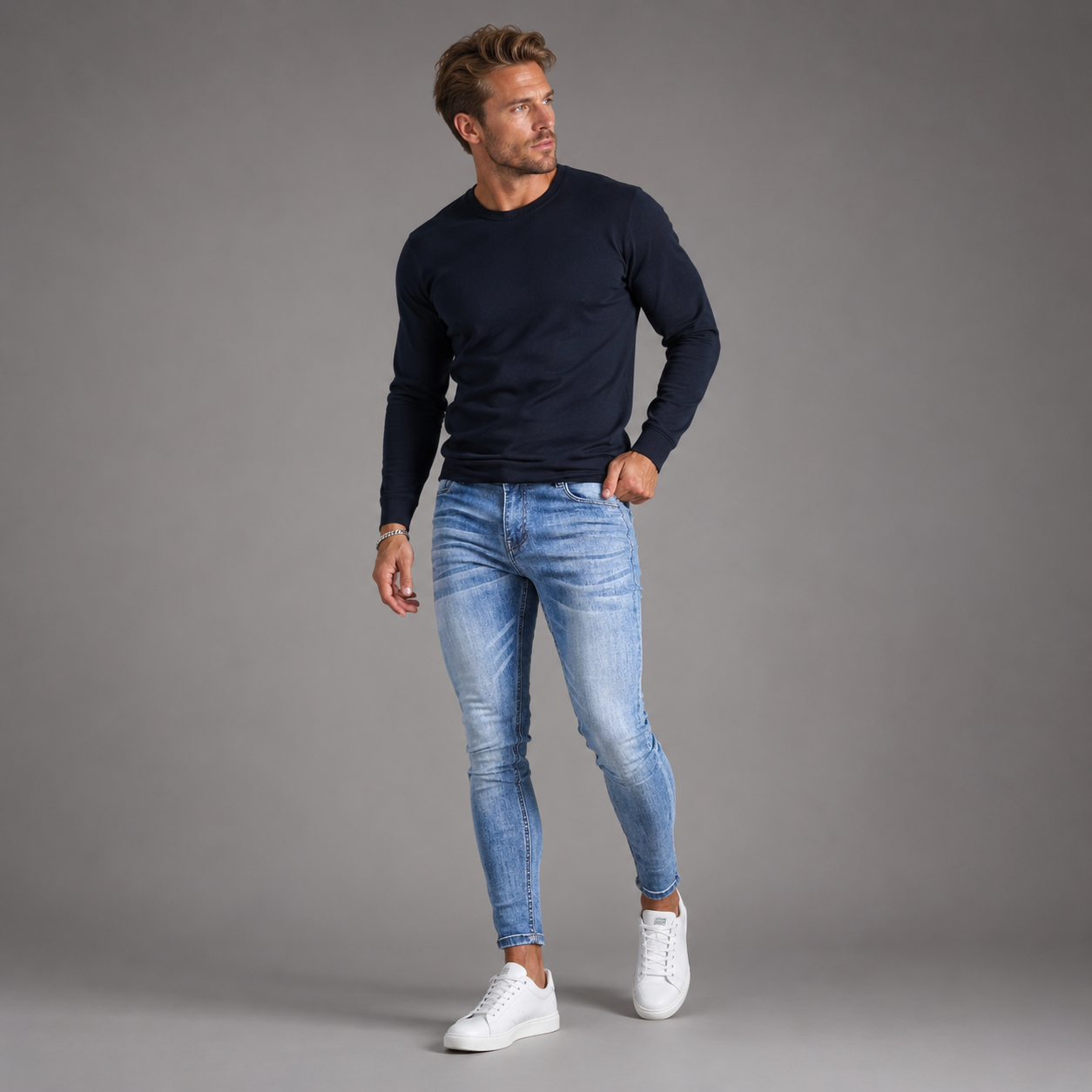 The Spokane Men’s Skinny Casual Jeans
