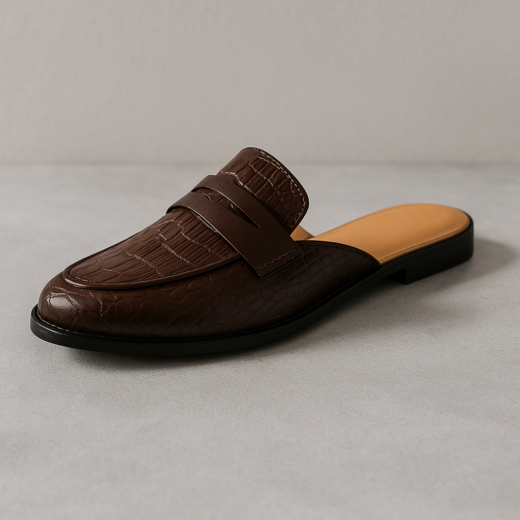 Men's Leather Loafers Soft Sole Casual Comfort-The British Gentlemen