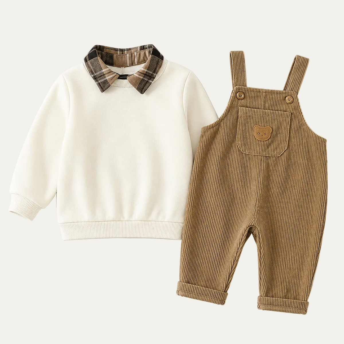 SoHo Kids Casual Bib Corduroy Overalls