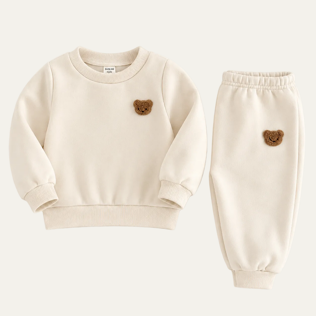 SoHo Kids Cozy Bear Sweatshirt & Jogger Pants