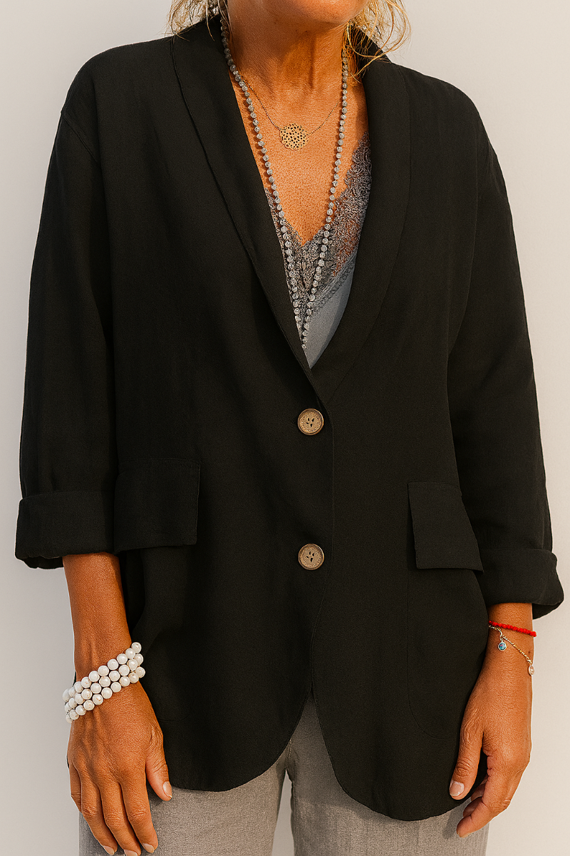 Women's Summer Weight Linen Blazer
