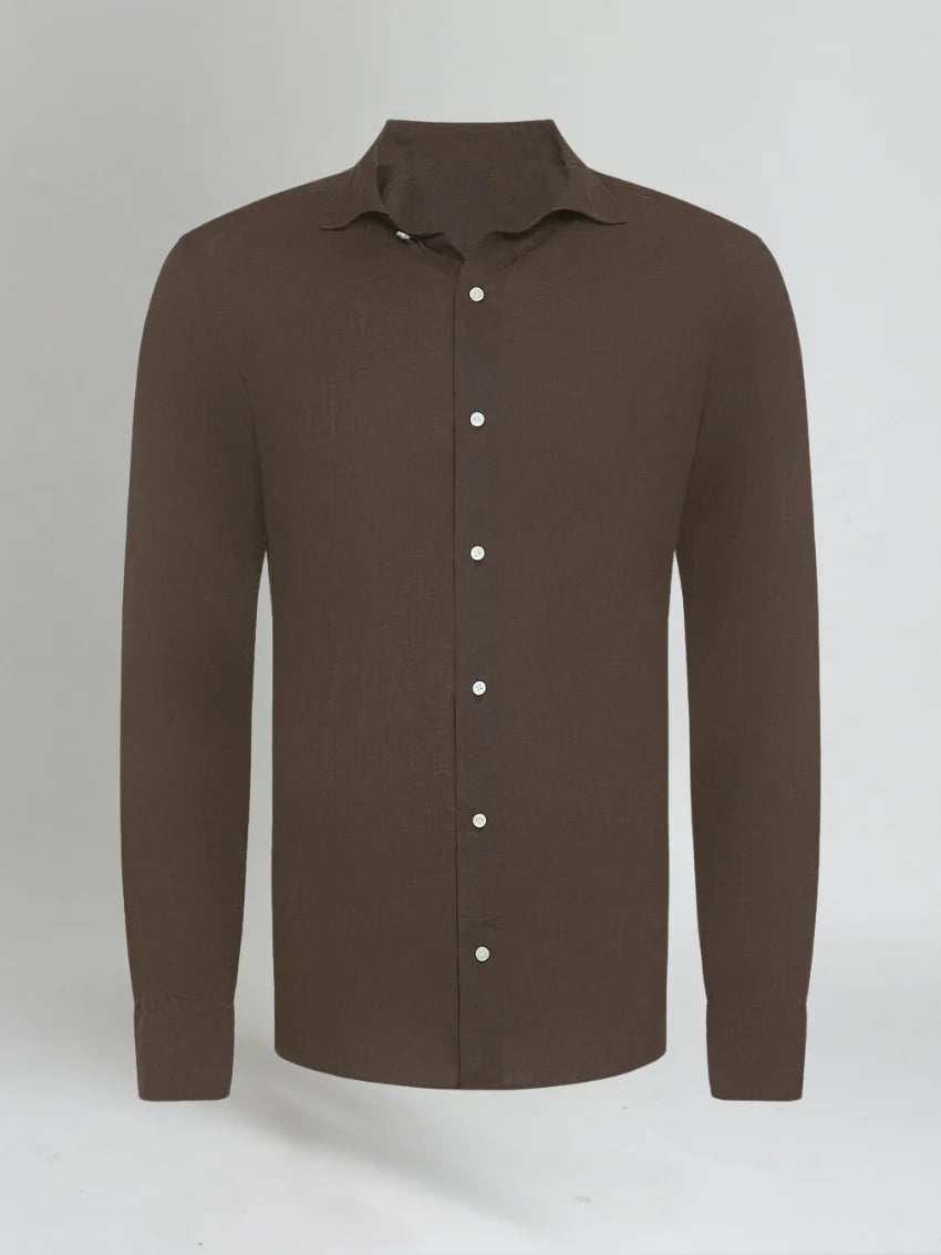 The Matera Men's Premium Linen Button Up Shirt